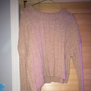 LA HEARTS PACSUN LIGHT PINK KNIT SWEATER